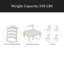 Vintage Traditional 4-Piece Upholstered Dining Chairs, Serrated Dining Backs-1694043662