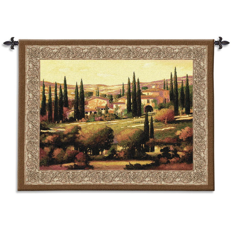 Tapisserie toscane, paysage urbain, paysage urbain
