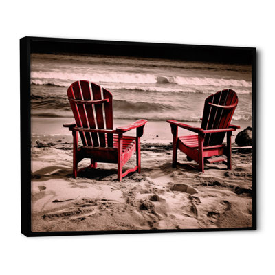 Ocean View Chairs I - reproductions d'art mural bord de mer