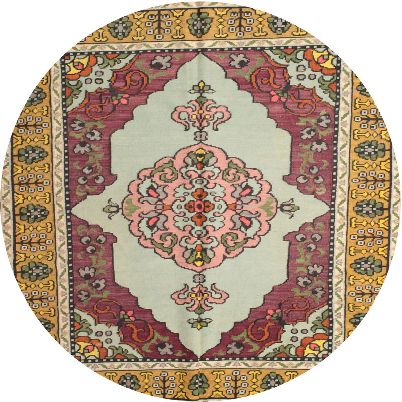 Oriental Indoor Rug, Round 4'
