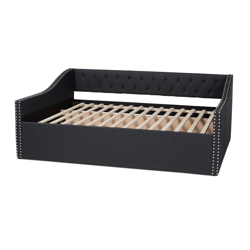 Lit de jour Weldon, Grand lit, Gris foncé