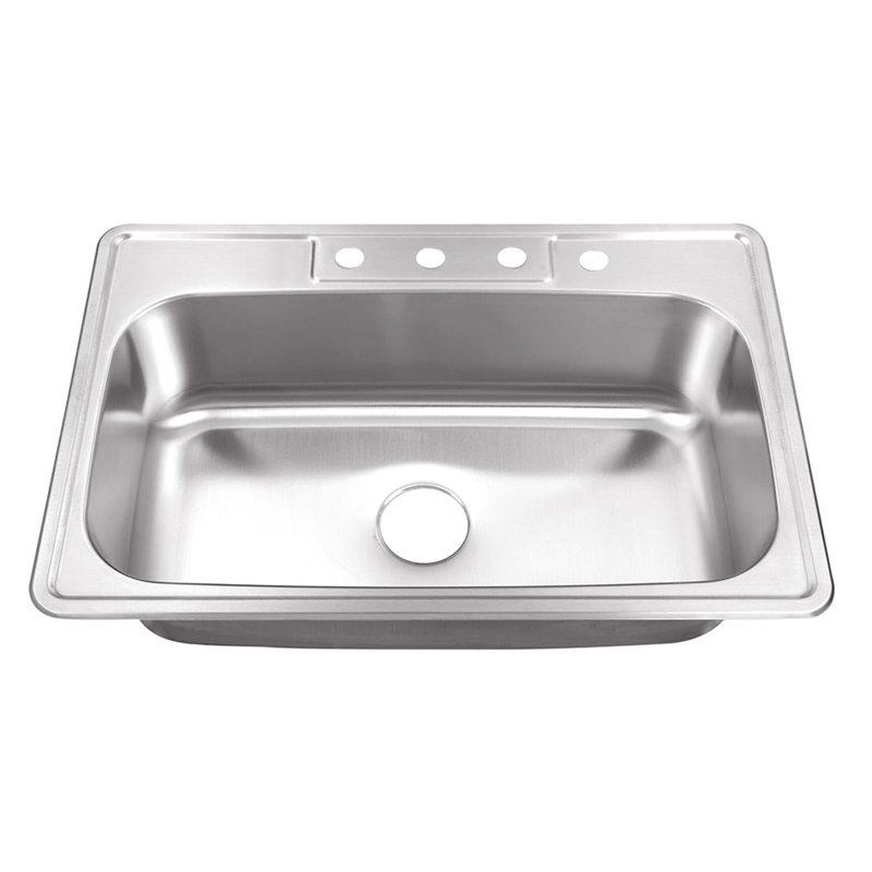 33'' L Single Bowl Stainless Steel Kitchen Sink