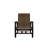 Belle Isle Sling Aluminum Frame Hidden Motion Chat/Lounge Chair With Marine Grade Polymer Arm Accent-98358309-98714565
