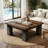 39.4-inch 2-tier Square Coffee Table