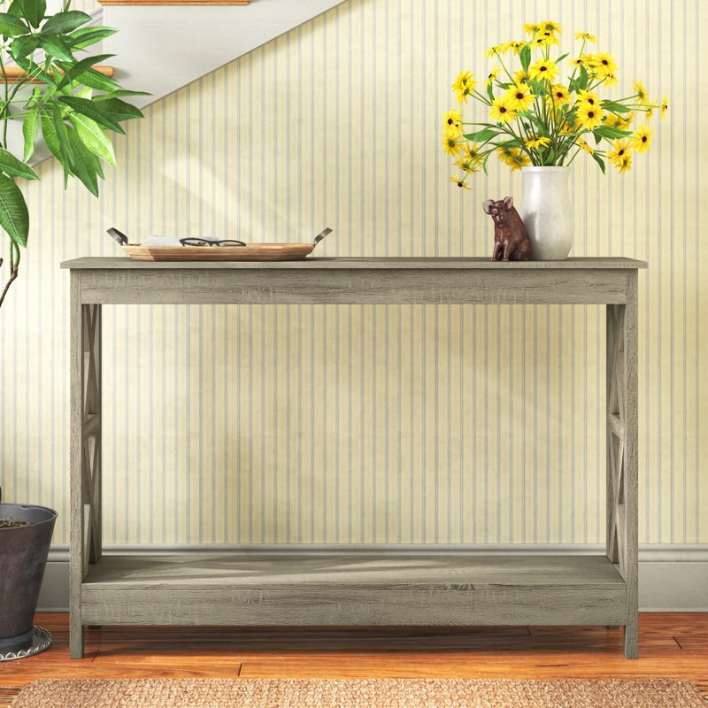 Console contemporaine contemporaine, Taupe foncé