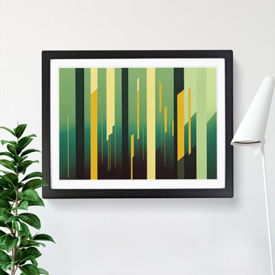 Evocative Modern Abstract - Framed Print