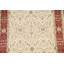 Tapis oriental 100% floral Tabriz floral noué à la main 4 x 6