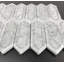 2" x 6.5" Natural Stone Color Variation Honeycomb Mosaic Wall & Floor Tile-50870167