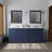 Dukes 80 in W x 22 in D Double Bath Vanity-1480091000