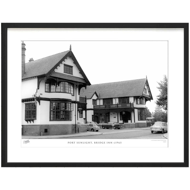 Port Sunlight, Bridge Inn C1965 by Francis Frith - Single Picture Frame Print, 28cm H x 36cm W x 2.3cm D