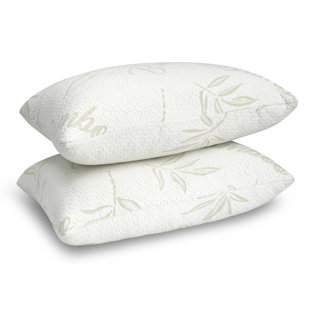 As Seen on TV Miracle Bamboo Pillow, Queen Shredded Memory Foam Pillow with Viscose from Bamboo Cover