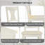 Chaise en bois massif H 17,5 po-1344379555