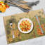 Napperons pour table de salle à manger, ensemble de 4 napperons en bambou, napperons résistants aux taches et à la chaleur, napperons durables et robustes pour table de cuisine