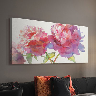 Prize Peonies II- Gallery Wrapped Canvas -Ready to Hang