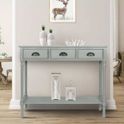 Console en bois massif de 39,5 po Pearsall