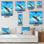 Horloge murale baleine à bosse-2039228750