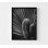 Impression de cactus ombres, noir et blanc minimaliste