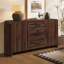 Buffet 59,1 "Mid-Century moderne avec coins arrondis