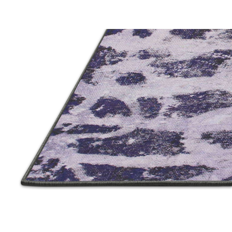 Tapis décoratif multicolore à motif abstrait, Rectangle 8 pi x 10 pi
