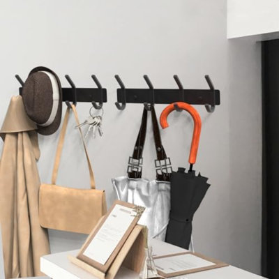 Wall Hooks, Heavy Duty Aluminum Towel Hooks For Hanging Coat, Hat, Key, Clothes, Closet Hook Wall Mount For Kitchen, Bathroom, Office (“C“ Shape Coat 4 Hooks 2 Pack)