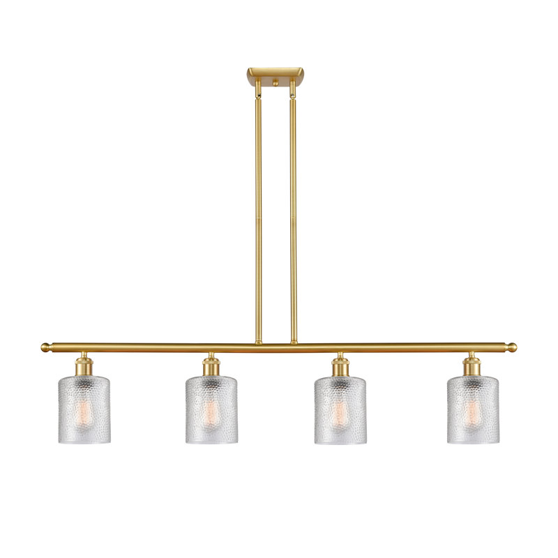 Leilani 4 - Light Kitchen Island Pendant, Satin Gold