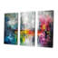 Vibrant Arcadia rétro arc-en-ciel - ensemble de décoration murale abstraite-108313862-108313864