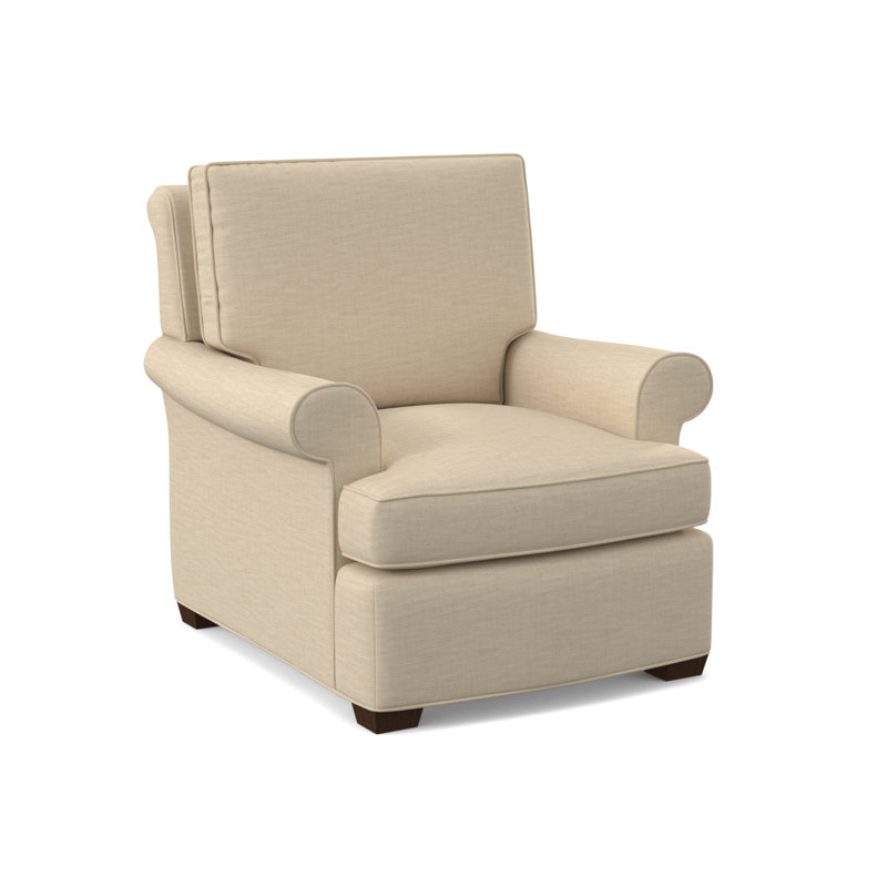 Chaise Manning, Noyer noir, Lin UV-Rollo