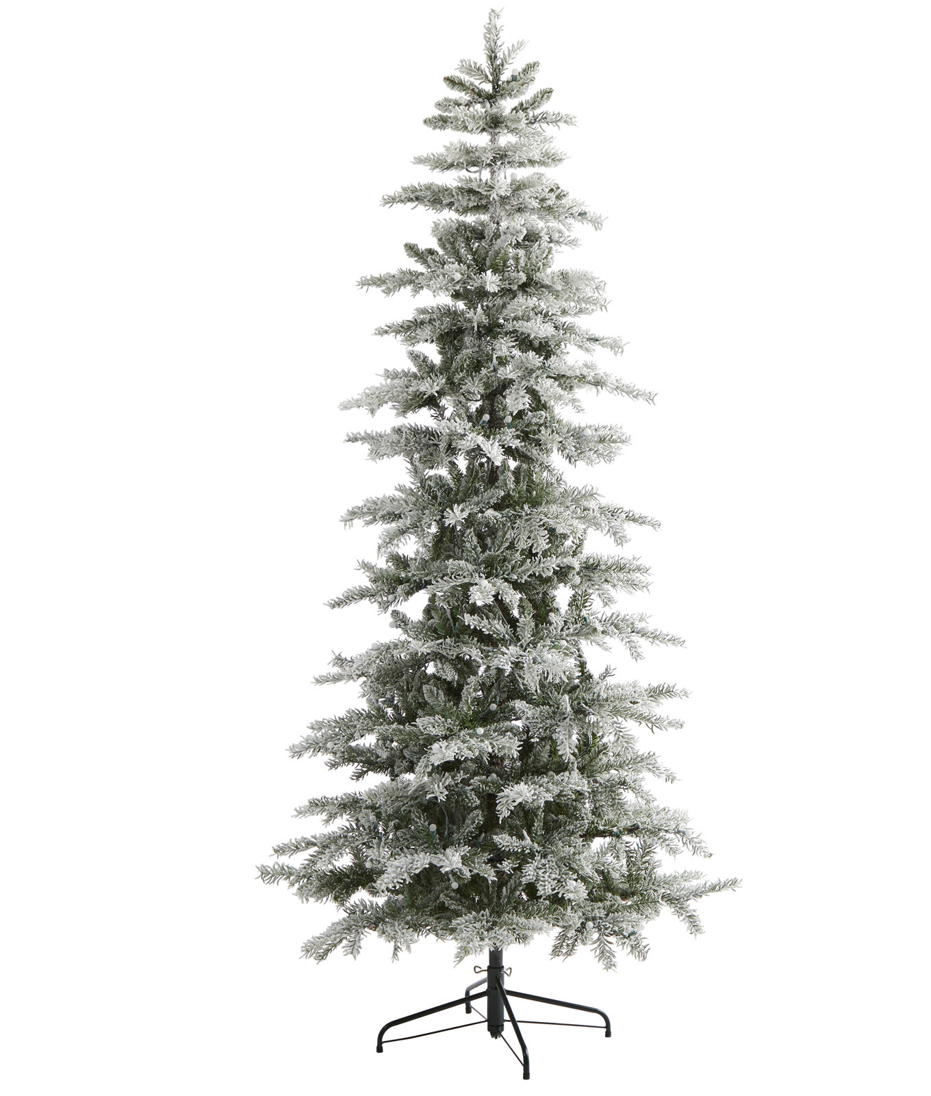 Lighted Artificial Christmas Tree, 7.5' H