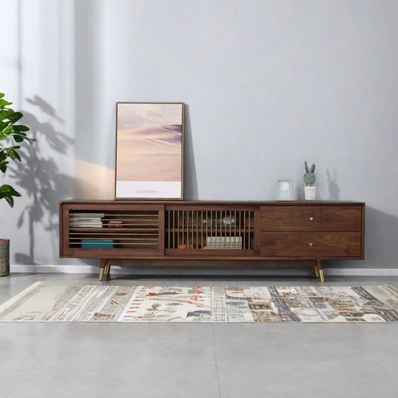 Meuble télé de style nordique, 70.87"