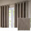 Corinthian Polyester Room Darkening Grommet / Eyelet Curtain Panel Pair-109504838-109504844