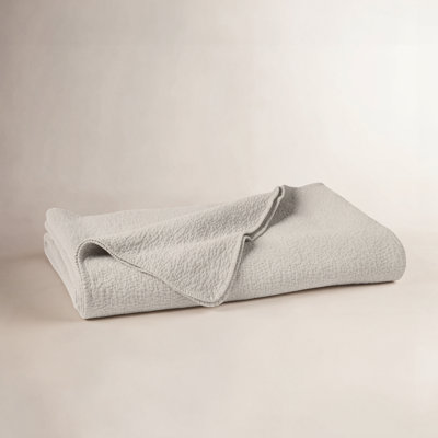 Cascade Organic Matelasse Blanket