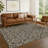 Machine Washable Indoor/Outdoor Chantille ACN2325 Damask Rug-2146683952