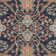 Christa Oriental Cream/Navy/Orange Area Rug