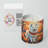 Pumpkin Spice Scented Tumbler Candle with Ceramic Holder