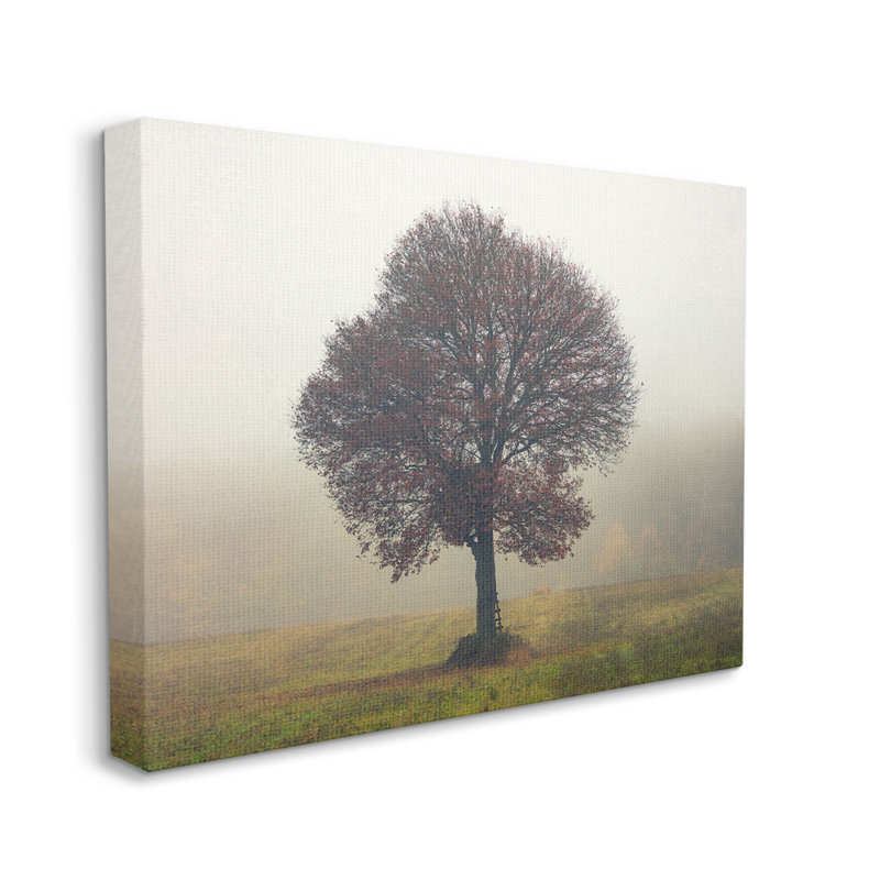 Art mural sur toile Lone Tree, H 16 po x l 20 po x P 1,5 po