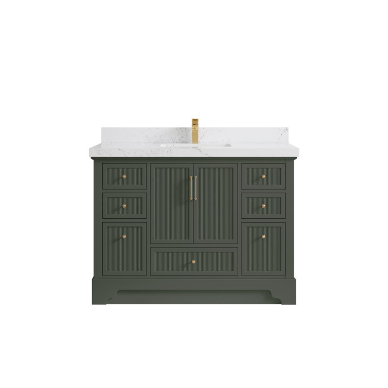 Ensemble de meuble-lavabo simple 48 po avec plateau Alys