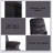 Arcadia Black Woven Fabric Motion Recliner With Smooth Reclining And Compact Design For Maximum Comfort-2010174234