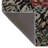Multi-Colored Leaf and Rose Patterned Creative Modern Decorative Rug-1876241230