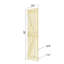 Porte de grange pliante en bois massif de style K avec trousse de quincaillerie - assemblage requis-109360456-101127223