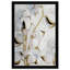 Golden Stem Floral - peinture encadrée sur papier-73063358-73063359