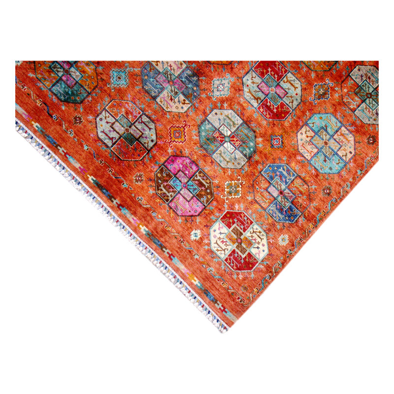 Afghan Wool Southwestern Area Rug