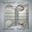 Pharmacie à DEL encastrée / à fixation en surface avec miroir et charnière l 24 po x H 32 po-106766522