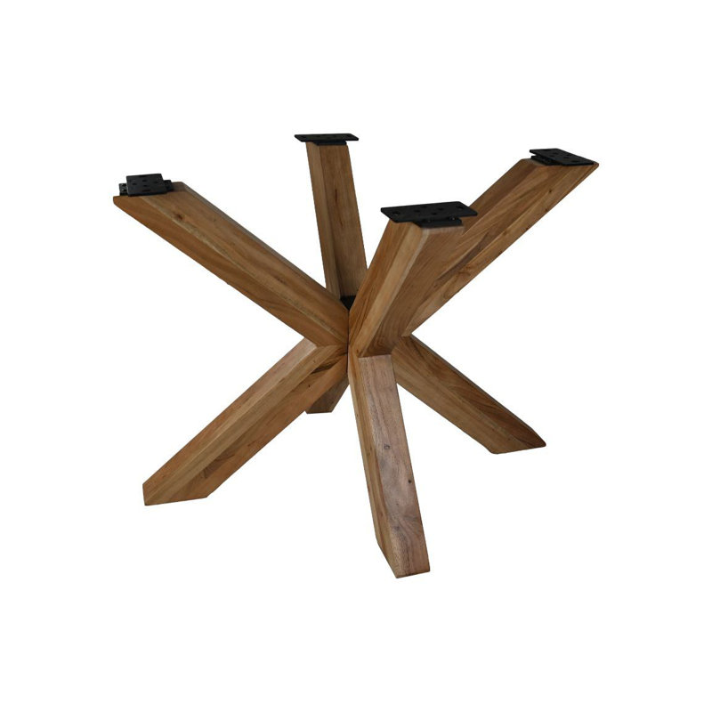 Caselli Solid Wood Table Base, 73cm H x 100cm W x 76cm D