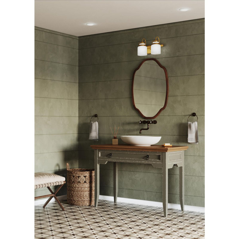 Vandling 2 - Light Dimmable Vanity Light, Vintage Brass