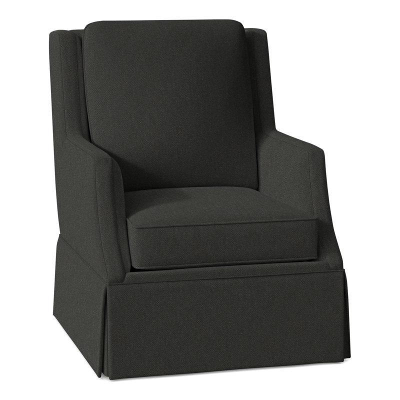 Fauteuil tournant Savannah, Perigold Aspen flanelle gris anthracite