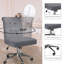 Fauteuil de bureau en velours-1810002154