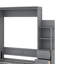 Lit escamotable double avec tiroirs, tablettes et lumières DEL-1338976412-1338976413