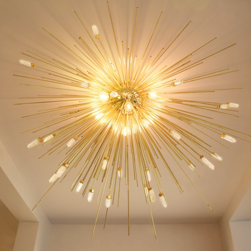 Gramercy 4 - Light Flush Mounted Sconce, Polished Brass