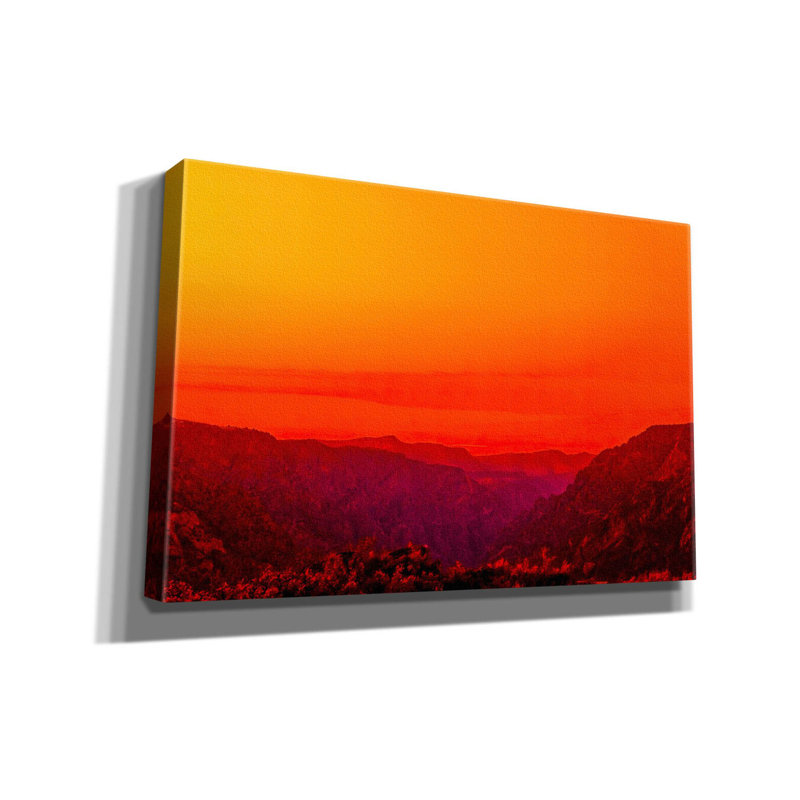 «New Mexico Drama On Canvas» par Mark A Paulda, reproduction, H 12 po x l 18 po x P 0,75 po