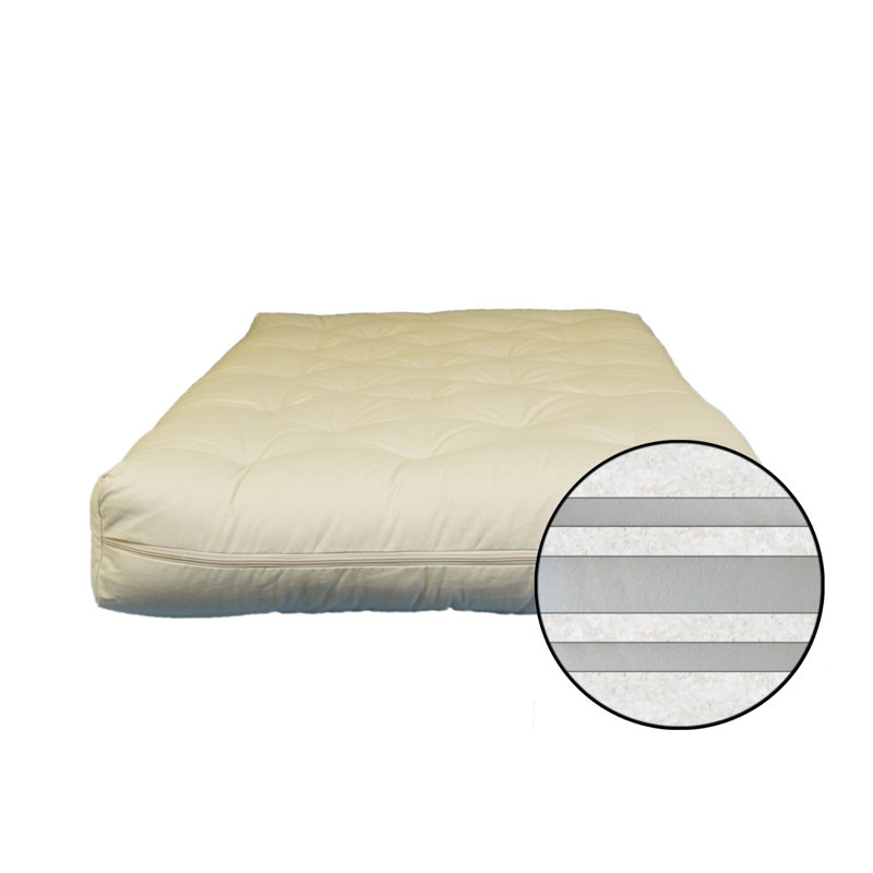 Matelas de futon en coton Genovese Luxury, Grand